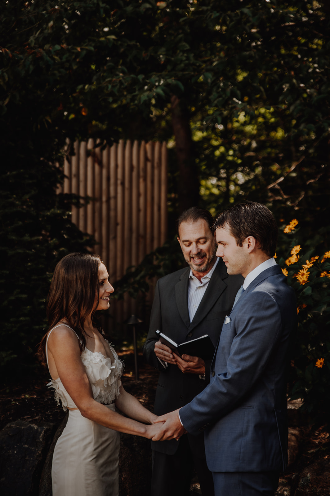 Elopement ceremony in the Adirondacks