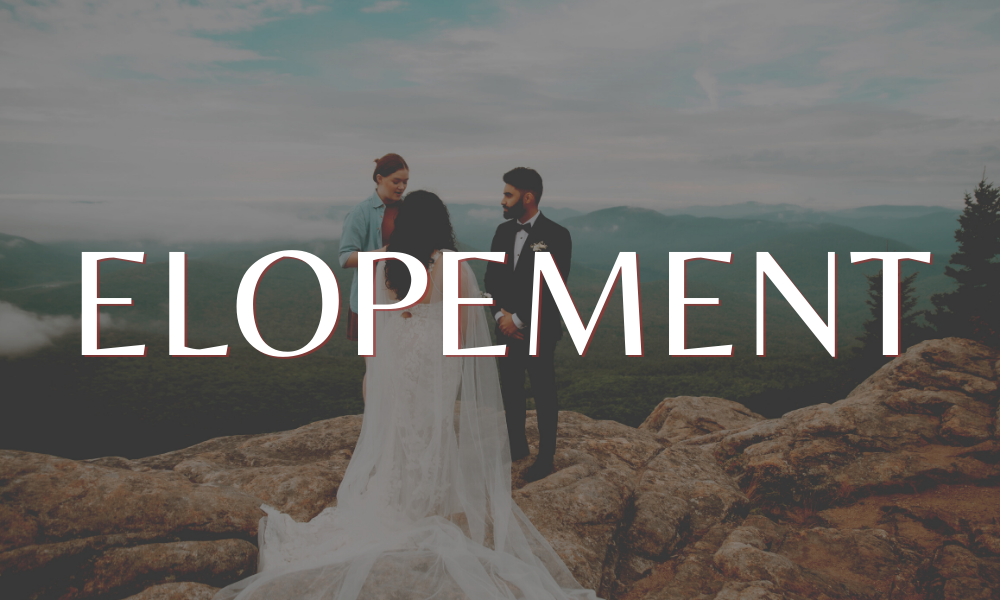 Elopement photography in Lake George and Lake Placid
