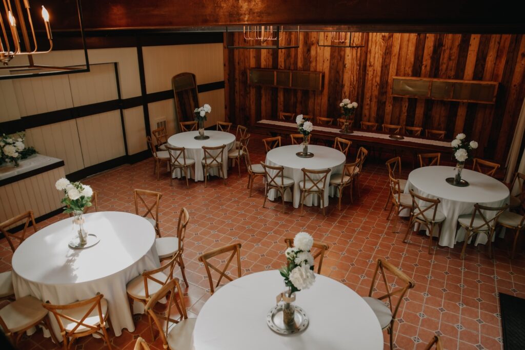 Rustic barn venue location for wedding ceremony or reception in Bucks County, PA